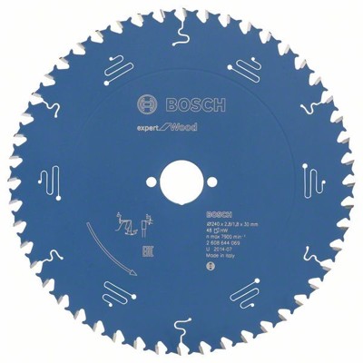 Bosch - Kreissägeblatt Expert for Wood ø240 x 30 x 2,8mm, 48 Zähne (2608644069)