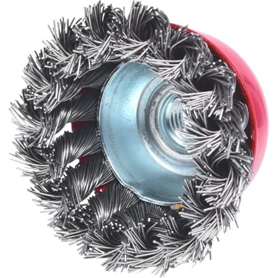KSTOOLS® - Rostfreie Stahldrahttopfbürste 0,5mm, Ø 65mm
