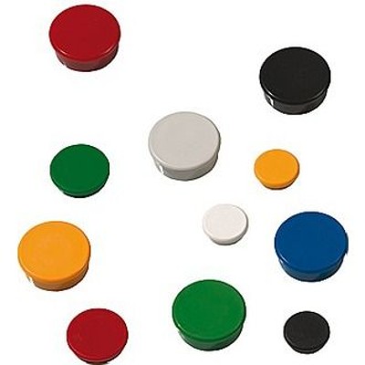 Pro/office - Magnete, 32mm, schwarz,Pck=10St, Haftkraft 800g