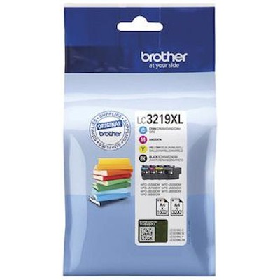brother - Tinte LC3219XL, LC3219XLVALDR, sortiert, ca. 1x3000 Seiten + 3x 1500 Seiten