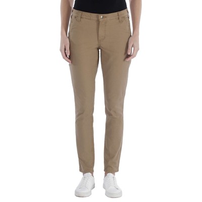 carhartt® - Slim-Fit Damenhose SLIM-FIT CRAWFORD PANT, yukon, Größe W6/REG