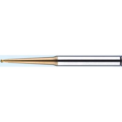 COGO Tools - VHM Vollradiusfräser High Speed Helix 30° TISIN 0,5RX1mm 2TBE010013080