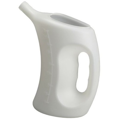 Abfüllkanne aus Polyethylen (PE), 5 Liter Volumen, transparent