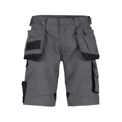 Dassy® - Bionic Arbeitsshorts mit Holstertaschen, anthrazit/schwarz, Schrittlänge Standard, Größe 48
