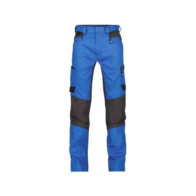 Dassy® - Helix Arbeitshose mit Stretch, azurblau/anthrazit, Schrittlänge Standard, Größe 42