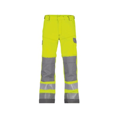 Dassy® - Manchester Multinorm Warnschutzhose mit Kniepolstertaschen, neongelb/grafitgrau, Schrittlänge Minus, Größe 53
