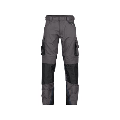 Dassy® - Nova Arbeitshose mit Kniepolstertaschen, anthrazit/schwarz, Schrittlänge Plus, Größe 52