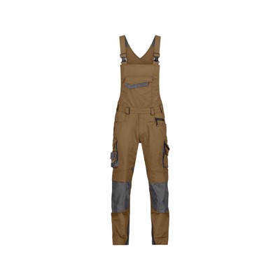 Dassy® - Voltic Arbeitslatzhose mit Kniepolstertaschen, lehmbraun/anthrazit, Schrittlänge Standard, Größe 60