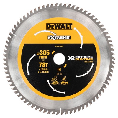 DeWALT - Sägeblatt für stationäre Kreissägen 305 x 30mm 78 WZ/FZ