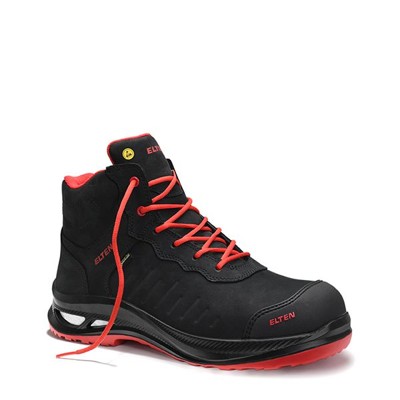 ELTEN - Sicherheitsstiefel STEWART XXG Pro GTX black-red Mid 768671, ESD S3, Größe 48