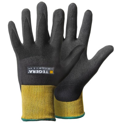 TEGERA® - Arbeitshandschuhe TEGERA Infinity 8801, Kat. II, gelb/schwarz, Gr. 6