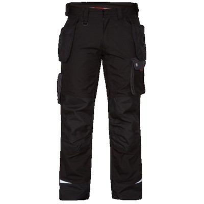 Engel - Galaxy Arbeitshose mit Holstertaschen 2811-254, Schwarz/Anthrazitgrau, Größe 46