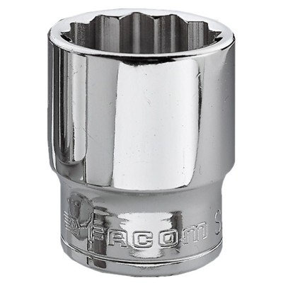 Facom - Steckschlüssel 3/8" 12-Kant 1/2" J.1/2
