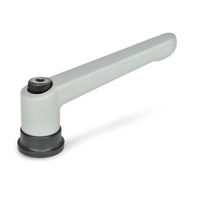 Ganter Norm® - 300.4-108-M12-SR Verstellbare Klemmhebel mit Spannkraftverstärkung, Buchse Stahl