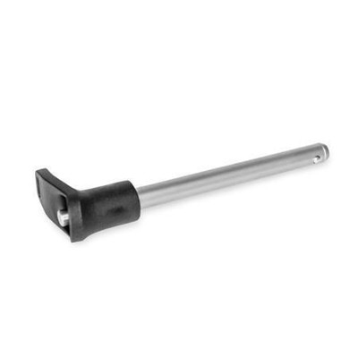 Ganter Norm® - 113.12-20-130 Edelstahl-Kugelsperrbolzen, Bolzen Werkstoff Nr. 1.4542