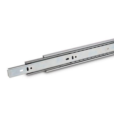 Ganter Norm® - 1414-500-F-1-ZB Teleskopschienen mit Vollauszug und gedämpftem Selbsteinzug, Belastbarkeit bis 3