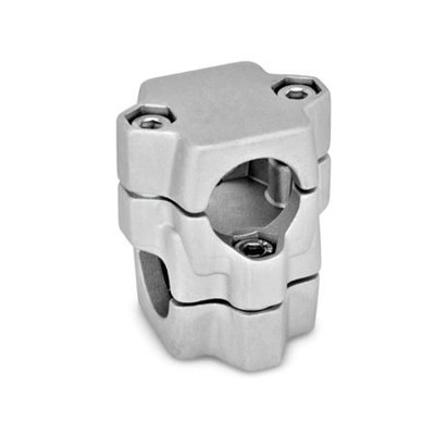 Ganter Norm® - 134-V20-V20-50-2-BL Kreuz-Klemmverbinder, mehrteilig