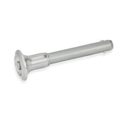 Ganter Norm® - 113.10-12-20 Edelstahl-Kugelsperrbolzen, Bolzen Werkstoff Nr. 1.4542