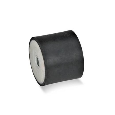 Ganter Norm® - 351-40-40-M8-EE-40 Gummipuffer, Stahl