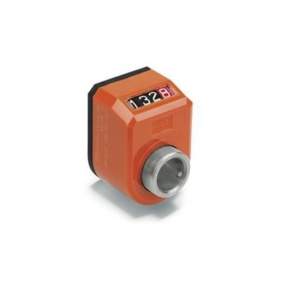 Ganter Norm® - 954.2-003.0-AN-R-OR Stellungsanzeiger, 4-stellig, digitale Anzeige, mechanisches Zählwerk, Hohlwelle