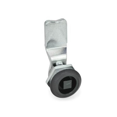 Ganter Norm® - 115-VK8-34-SW Verriegelungen, mit Steckschlüssel, Anschlagring schwarz