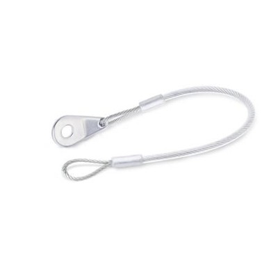 Ganter Norm® - 111.2-150-E-TR Edelstahl-Halteseile mit Befestigungslaschen oder Ösen