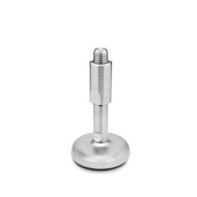 Ganter Norm® - 31-100-M20-151-B3-W Edelstahl-Stellfüße, mit Gummiauflage