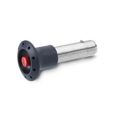 Ganter Norm® - 114.3-12-110 Steckbolzen mit Axialsicherung, Edelstahl 1.4305