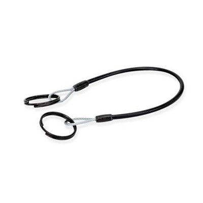 Ganter Norm® - 111.2-320-18-A-SW Edelstahl-Halteseile mit Schlüsselringen oder einem Schlüsselring und einer Befe