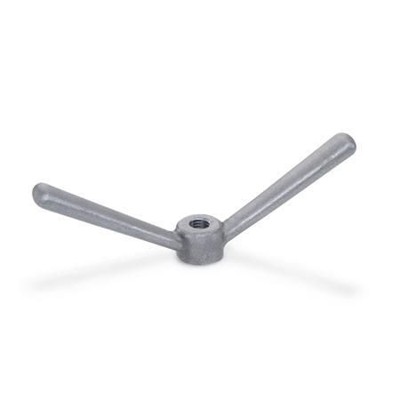 Ganter Norm® - 206.1-32-M16 Doppelarmige Spannmuttern, Stahlguss