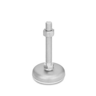 Ganter Norm® - 31-60-M8-40-B4-SK Edelstahl-Stellfüße, mit Gummiauflage
