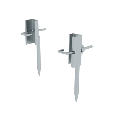MUNK Günzburger Steigtechnik - Erdspitze Leiterholm Holm max. 98x25mm Stahl