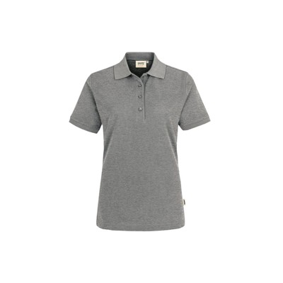 HAKRO - Damen Poloshirt Mikralinar® 216, grau meliert, Größe 4XL