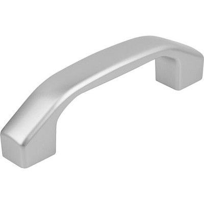 KIPP - BÜGELGRIFF, FORM:B MIT INNENGEWINDE, A=140, L=170, D=M08, ALUMINIUM SILBER