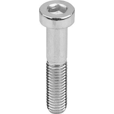 KIPP - ZYLINDERSCHRAUBE MIT INNENSECHSKANT, NIEDRIGER KOPF, DIN6912 M12X80, STAHL 8.8 GALVANISCH VERZINKT