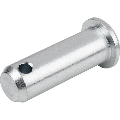 KIPP - BOLZEN MIT SPLINTLOCH D1=14, A=32,5, EDELSTAHL
