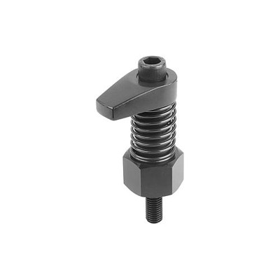 KIPP - SPANNHAKEN MIT BUND D1=M16, R=60, H=50-65
