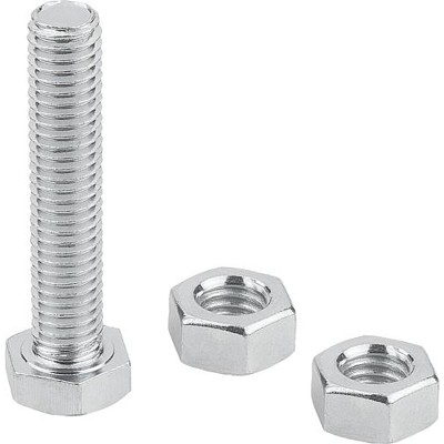 KIPP - ANDRUCKSPINDEL STARR, M08, L=40, FORM:A, STAHL