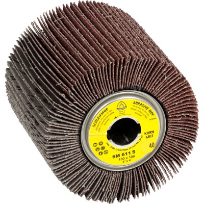 KLINGSPOR - SM 611 S Schleifmopräder LS 309 X, 100 x 50 x 19mm Korn 40, 3 Stück