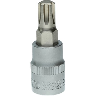 KSTOOLS® - 3/8" Bit-Stecknuss für RIBE®-Schrauben, M9, Länge 48 mm