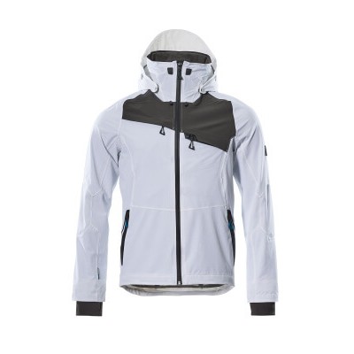 MASCOT® - Hard Shell Jacke ADVANCED Weiß/Dunkelanthrazit 17001-411-0618, Größe S