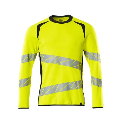 MASCOT® - Sweatshirt ACCELERATE SAFE, hi-vis Gelb/Schwarzblau, Größe XS-ONE