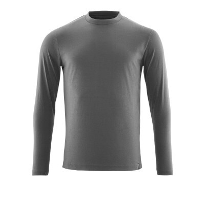 MASCOT® - T-Shirt, Langarm CROSSOVER, Dunkelanthrazit, Größe M-ONE