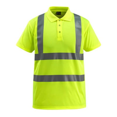 MASCOT® - Polo-Shirt SAFE LIGHT, hi-vis Gelb, Größe 2XL