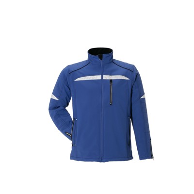 Planam - Softshelljacke DuraWork Größe M,kornblau/schwarz
