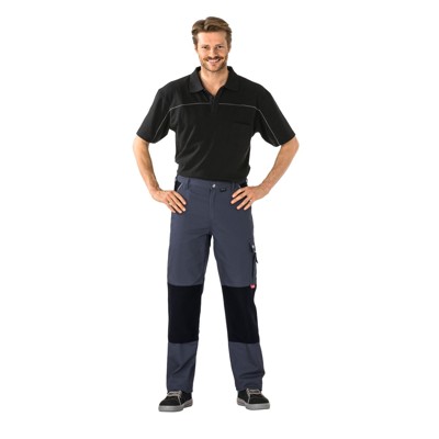 Planam - Bundhose 2123 grau/schwarz, Größe 26