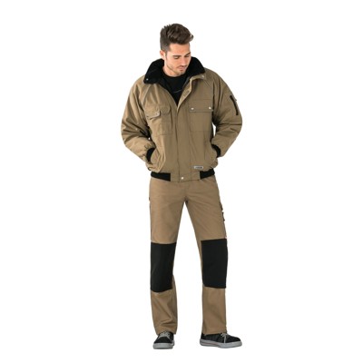 Planam - Winterjacke 2185 khaki/schwarz, Größe S