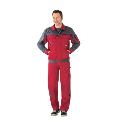 Planam - Bundjacke 2316 rot/schiefer/schwarz, Größe 60