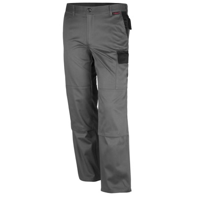 qualitex® - Bundhose "image" mittelgrau/schwarz, Größe 62