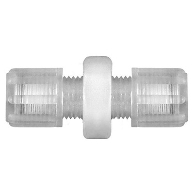 RIEGLER® - Gerade Schlauchverbindung, für Schlauch 8/10mm, SW 22, PFA